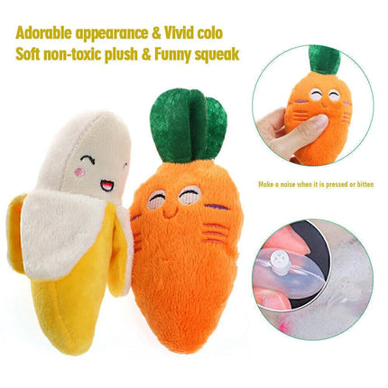 Pet Dog Chew Toys Cute Squeaker Squeaky Soft Plush Play Sound Puppy Teeth Toys
