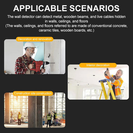5 in 1 Digital Wall Scanner Multi Material Detector Universal Tester Stud Finder