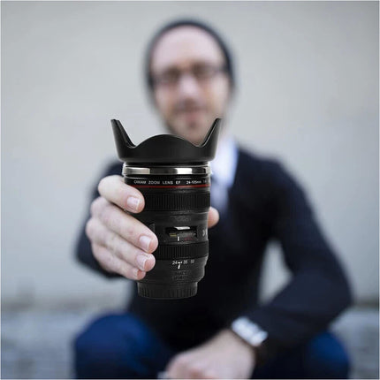 Camera Lens Coffee Mug Photo Coffee Cup Stainless Steel Camera Lens Mugs Gifts