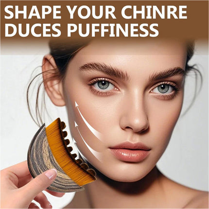2Pcs Lymphatic Contour Face Brush, Dry Brushing Face Brush,Lymphatic Drainage Massage