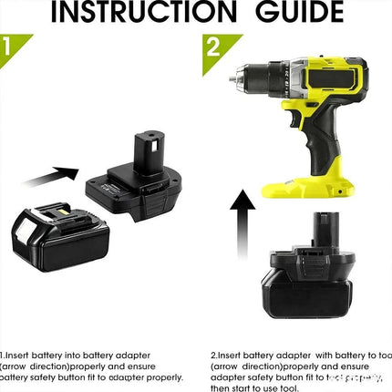 Battery Converter for Makita to Ryobi Battery Adapter MIL18DL M18 18V Lithium