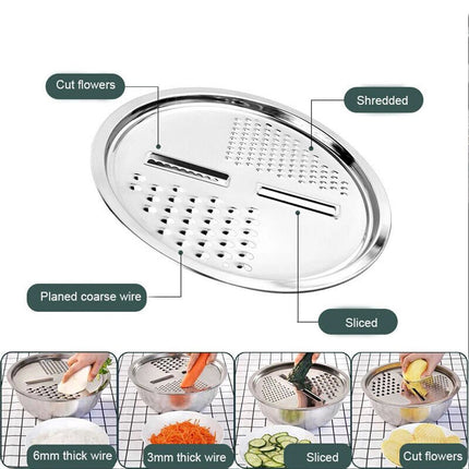 3in1 Multifunction Grater + Drain Basket + Basin Stainless Steel Box Grater Setsf