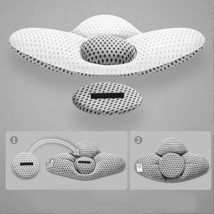 3D Lumbar Pillow Wedge Sleeping Bed Cushion Back Support Pain Relief Relaxing