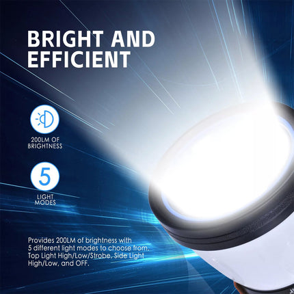 Portable LED Camping Light Lantern Outdoor Tent Lamp USB With Handle