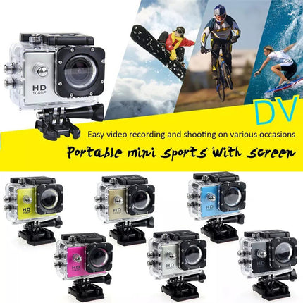 1080P 4K HD 2" Waterproof Sports Action Camera 12MP Video DVR Recorder Go Pro