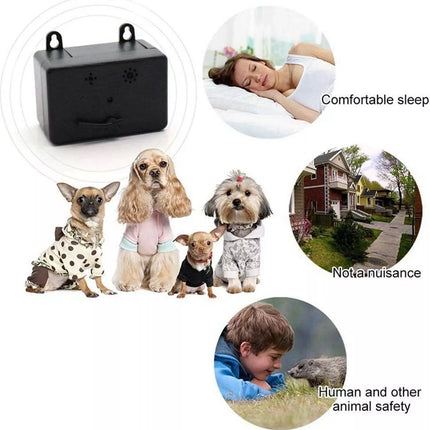 Outdoor Anti Bark Device Ultrasonic Dog Barking Control Stop Repeller Trainer
