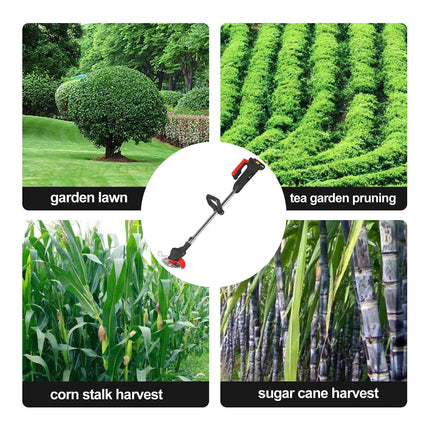 Cordless Electric Grass String Trimmer Lawn Cutter Brush Mower Whipper Snipper