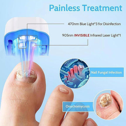Nail Fungus Removal Treatment Cleaning Laser Therapy Device Toenail Fingernail