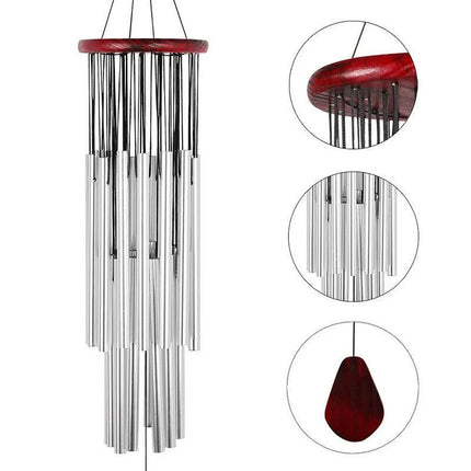 Outdoor Wind Chimes Chapel Bell Garden Home Decoration Deep Tone Hanging Decor