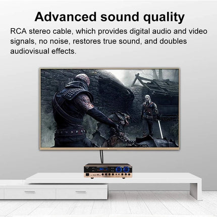 Dual 6.35mm 1/4 TS Mono Male to Dual 2 RCA Male Adapter Audio Cable