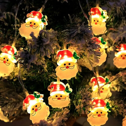 1.5M Christmas Tree Decoration Light String Snowman Santa LED Xmas Holiday Party