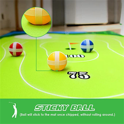 Indoor Casual Golf Game Set Golf Putting Royale Golf Game Golf Hitting Mat