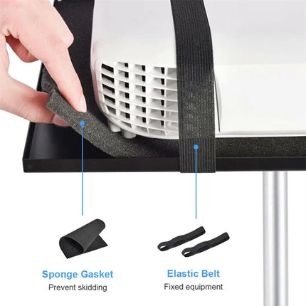 Adjustable Notebook Laptop Projector Tripod Lectern Stand with Tray, Carry Bag