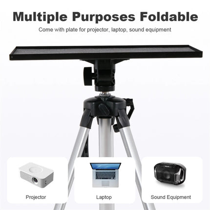 Adjustable Notebook Laptop Projector Tripod Lectern Stand with Tray, Carry Bag