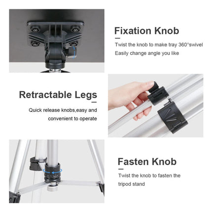Adjustable Notebook Laptop Projector Tripod Lectern Stand with Tray, Carry Bag