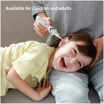 Ear Wax Removal Electric Ear Cleaning Kit Effective Safe Vacuum Suction w Light