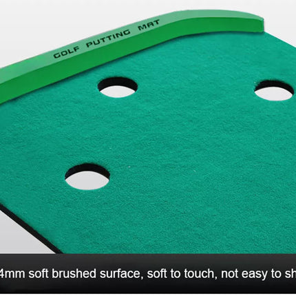3M Golf Putting Mat Practice Training Indoor Outdoor Portable Slope Balls Grass