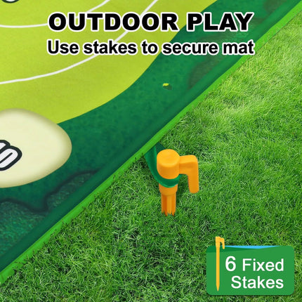 The Indoor Casual Golf Game Set Golf Hitting Mats Golf Putting Royale Golf Game