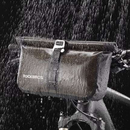 Waterproof Bike Bicycle Handlebar Bag 5L Cycling Front Frame Tube Bag