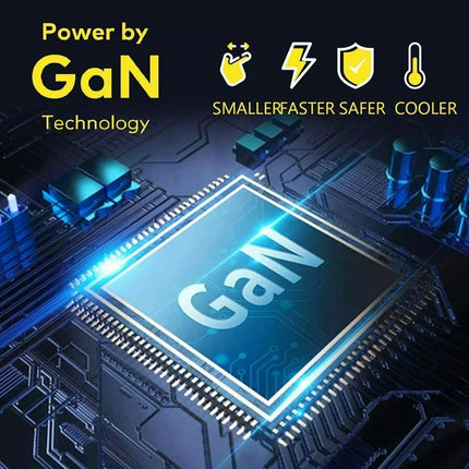200w Gan USB C Fast Charging Station 6 Ports Pd Type C Charger For iPhone Laptop