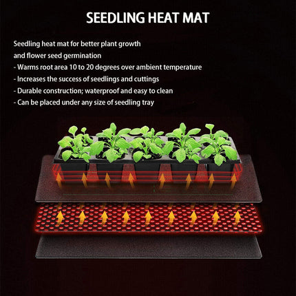 Seedling Heating Mat Heat Pad Seed Germination Starter Sprout Propagator