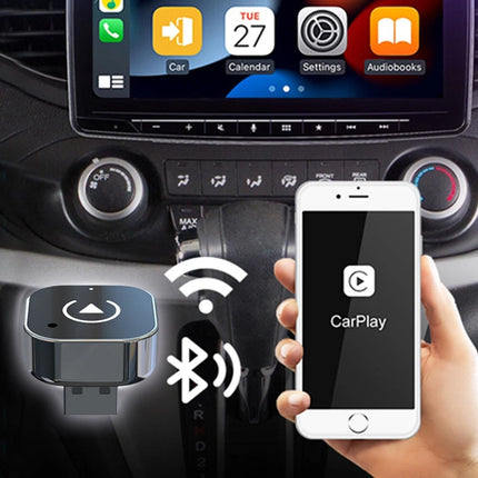 Wireless Carplay Android Auto Adapter USB Car Dongle Connect Box 2 in 1 Mini Box