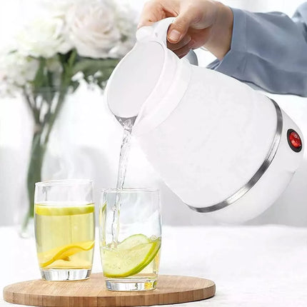 600ml Folding Electric Water Kettle Silicone Collapsible Kettle AU Plug Tea Pot