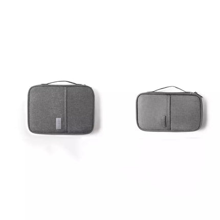 2Pcs Waterproof Passport Holder Travel Document Wallet RFID Bag Family Case Organizer L+S