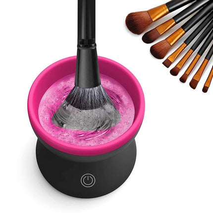 Electric Makeup Brush Cleaner USB Automatic Spin Cosmetic Cleaning Brushes Tool