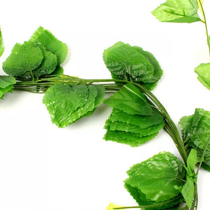 60X Artificial Ivy Vine Fake Foliage Hanging Leaf Garland Plant Party Decor