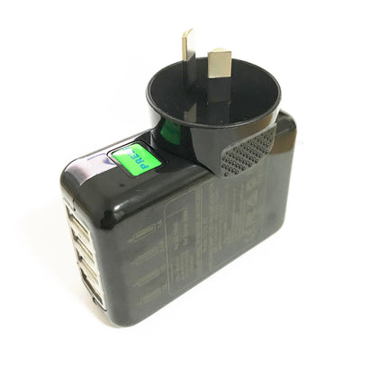 USB AC Power Adapter Wall Charger 4 Ports Travel Home 5V 4A 20W with AU Plug