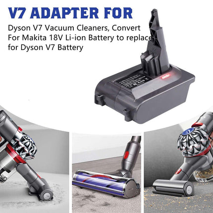 Adapter For Makita Milwaukee Dewalt Bosch 18V Battery Convert To Dyson V6 V7 V8