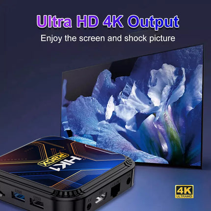 Smart TV BOX for Android 13.0 5G WiFi 8K HD Quad Core Media Player AU HDMI