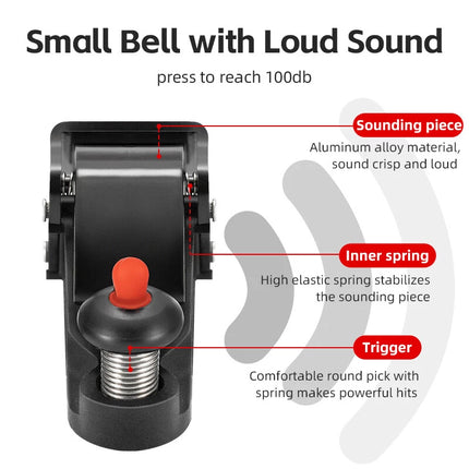 Cycling Mini Hidden Bell Loud Sound MTB Road Bike Stainless Steel Bell