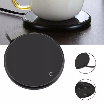 2PCS Smart USB Coffee Mug Warmer Tea Milk Cup Heater Pad Heating Plate Office Home