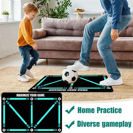 Soccer Footwork Equipment Soccer Training Mat Football Footstep Carpet Anti-Skid
