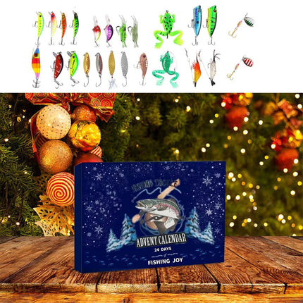 Fishing Advent Calendar 24Day Christmas Countdown Fishing Tackle Advent Calendar B