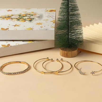 Christmas Advent Calendar Jewelry For Girls 24 Days Xmas Countdown Calendar
