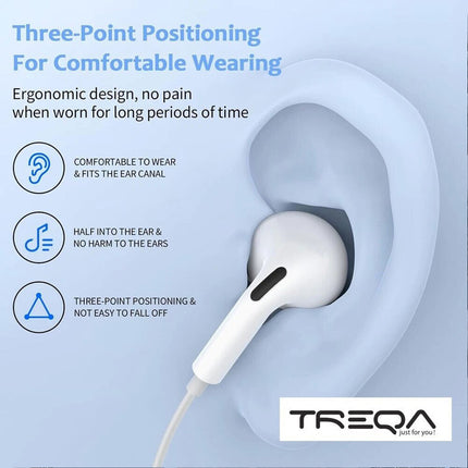 USB Type C Wired Headphones MIC Microphone Earphones For iPhone 15 16 iPad