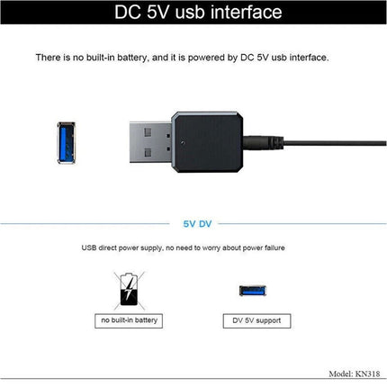 2in1 USB Bluetooth5.0 Transmitter Receiver Audio Adapter AUX 3.5mm TV PC Speaker