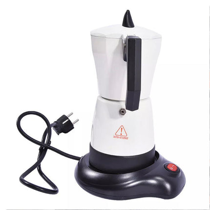 6 Cup Electric Espresso Latte Coffee Maker Italian Percolator Mocha Moka Pot