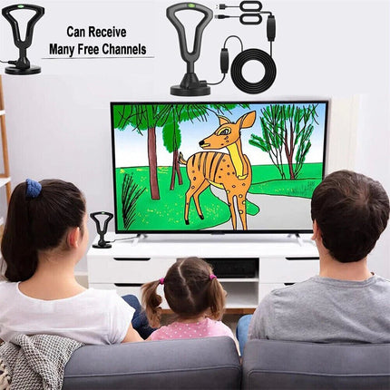 5600 Miles Digital TV Antenna HDTV Amplified 4K 1080P Waterproof Indoor