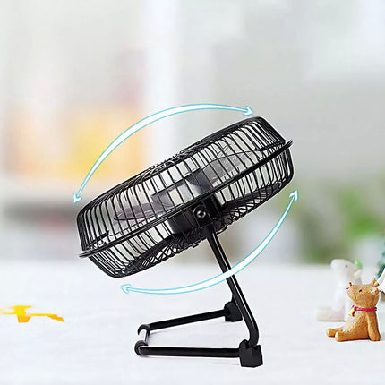 5W Solar Panel Powered Mini Portable USB Fan Cooling Ventilation Home Camping