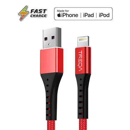 Red MFi Certified USB Charging Type-C Lightning Cable For Apple iPhone 14 13