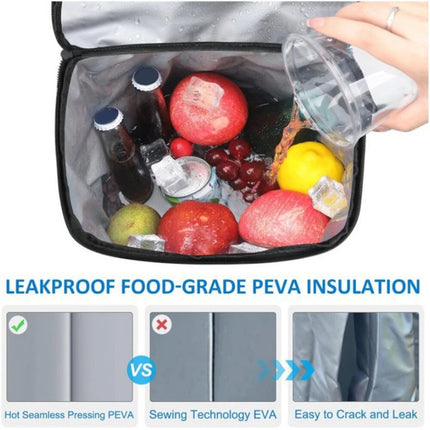 Black Cooler Backpack 33 Cans Backpack Coolers Insulated Leak Proof Soft Beach Cooler