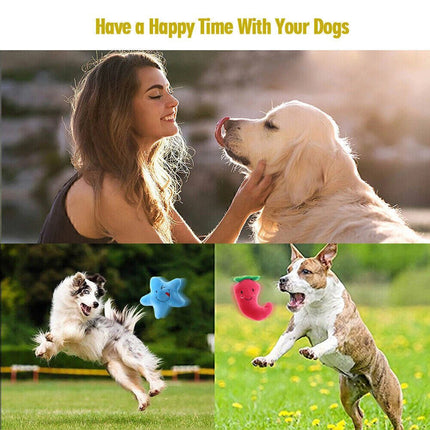 Pet Dog Chew Toys Cute Squeaker Squeaky Soft Plush Play Sound Puppy Teeth Toys