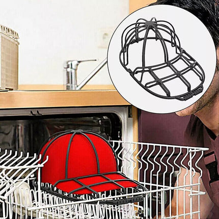 Black 3 Pack Hat Washer Baseball Hat Cleaner Cap Washer Hat Washing Cage Holder Frame