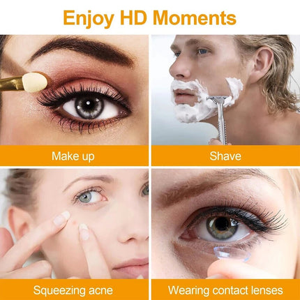 10X Magnifying Makeup Cosmetic Beauty Bathroom Mirror & LED Light 360° Rotation