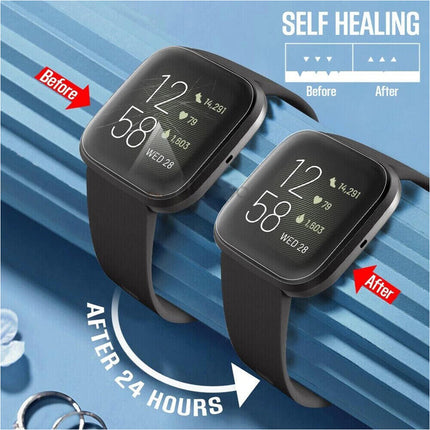3PCS For Fitbit Versa Watch Screen Protector Versa 2 3 4 Sense 2 Hydrogel Film