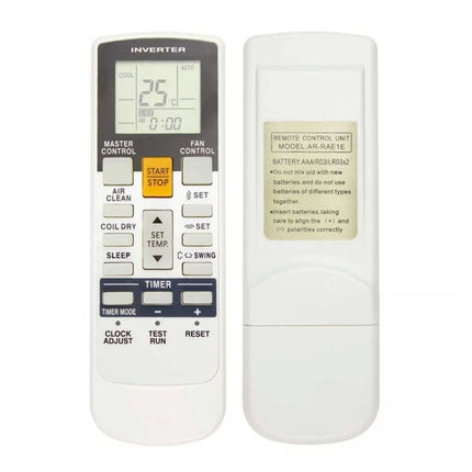 2Pcs Universal Fujitsu Air Conditioner AC Remote Control Replacement AR-RY3 RY4 RY5